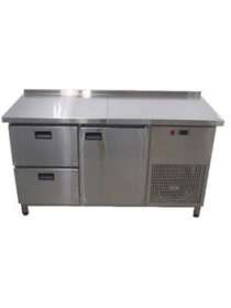 Холодильный стол 1400х600х850 (1 дверь + 2 ящика)